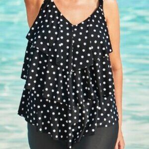 Polka Dot Tankini Top